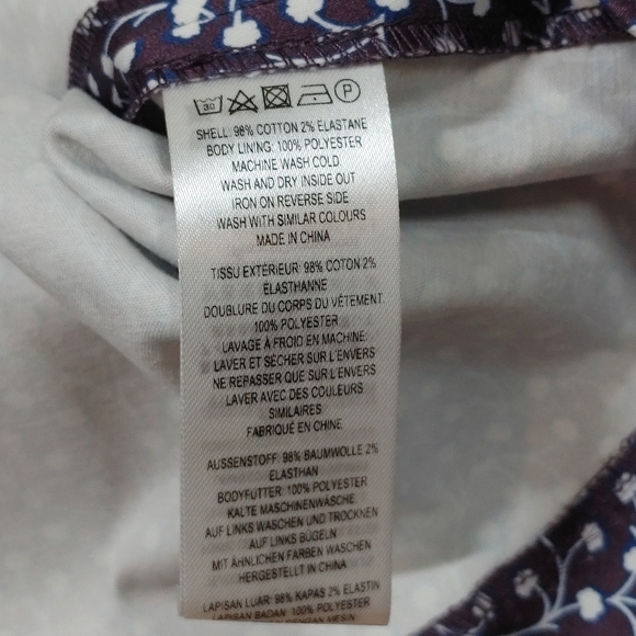 French Connection Elao Cotton Floral Dress Size 12 - Picture 12 of 14